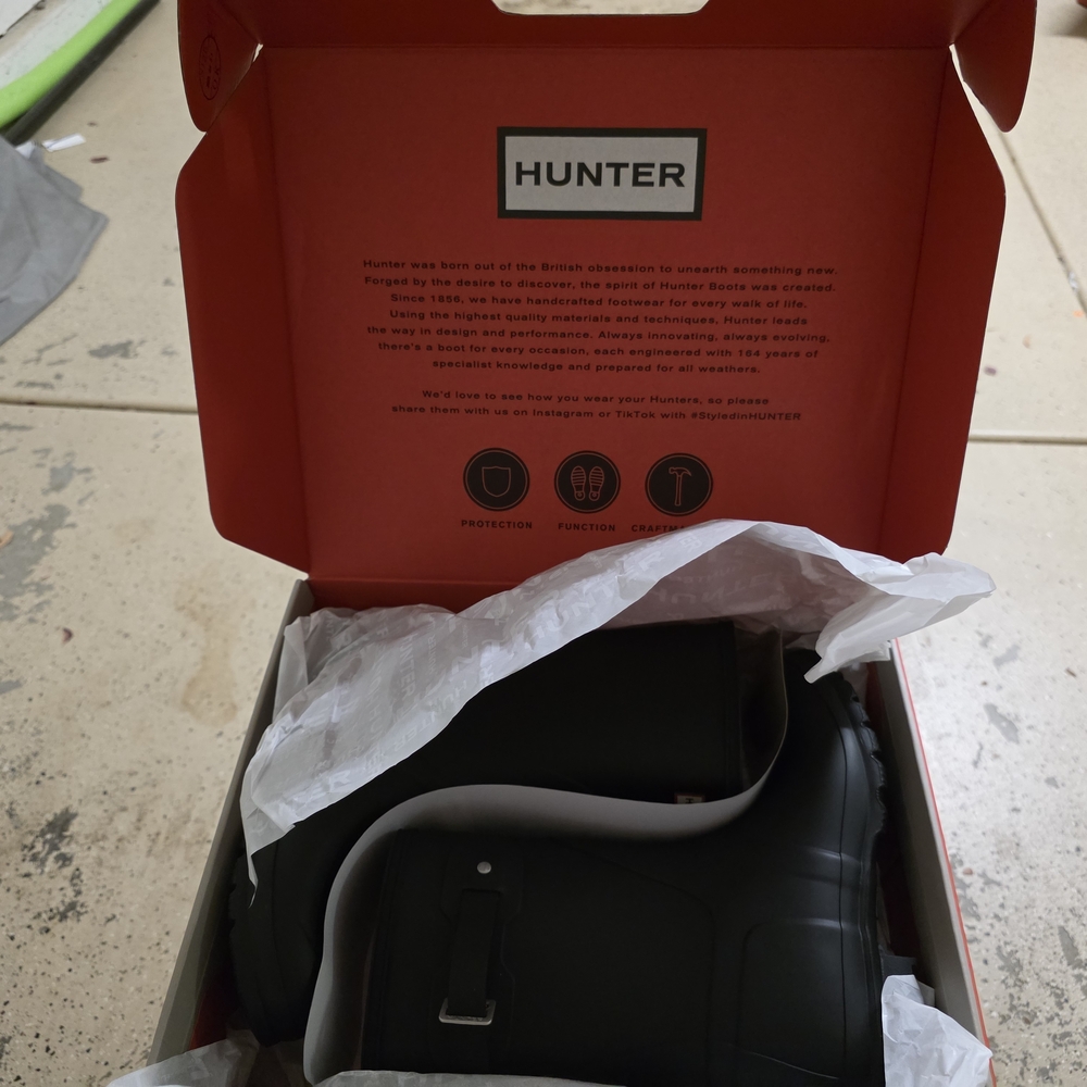 Hunter Black Rain Boots
